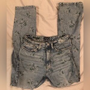 Wild Fable Light Blue Floral Jeans